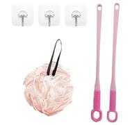 ycezw Toes and Toes Brush, Toe Cleaning Brush | Silicone Foot Wash in the Shower with Long Handle, Ergonomic Between Toes, Way