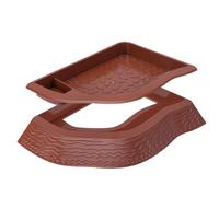 ycezw Tortoise Water Dish Reptile Bath Bowl Food Bowl and Bath Pool for Tortoises in Terrarium or Outdoor Enclosure