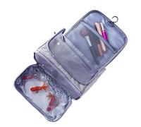 ycezw Travel Cases for Toiletries, Cosmetic Bag - Waterproof Makeup Bag | Bathroom Bag with Hooks, Wet and Dry Separation Storage Organiser for Lipstick Lotion, gray, see description, See description