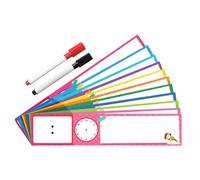 ycezw Visual Programme for Children's Household Chores, Visual Programme for Children, Weekly Planner Card - 12 Pocket Charts of Behavioral Routine for the Class