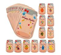 Ycfish 8 Pcs Happy Easter Cards Multipack, Easter Gift with Bags, Funny School Gifts Cards for Classroom Exchange Party Favors(Candy Not Included)