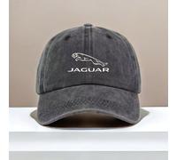 YCFZNB Car Logo Baseball Cap, Embroidered Structured Cotton Baseball Caps. For Jaguar C-X16 E-Pace F-Pace F-type.,B