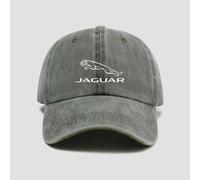 YCFZNB Car Logo Baseball Cap, Embroidered Structured Cotton Baseball Caps. For Jaguar XE XF XJ XK.,C