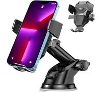 YCFZNB Car Phone Holder, Adjustable Car Phone Mount 360° Rotation for Dashboard/Windscreen, Upgraded Strong Suction Smartphones, For Ford C-Max.