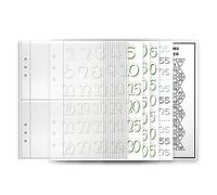 YChao 100 envelopes Money Saving Challenge, Cash Binder with Envelope, Saving Challenge Binder, Money Saving Envelope for School,Home,Office,Clear