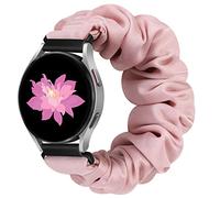 YCHDDER 20mm Elastic Scrunchie Watch Straps Compatible with Samsung Galaxy Watch 7/6/5/4/FE 40mm 44mm/Watch 6/4 Classic 43mm 47mm 42mm 46mm/5 Pro/Vivoactive 5/Vivoactive 3/Venu/Venu 2 Plus Women Girls
