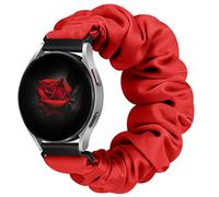YCHDDER 20mm Elastic Scrunchie Watch Straps Compatible with Samsung Galaxy Watch 7/6/5/4/FE 40mm 44mm/Watch 6/4 Classic 43mm 47mm 42mm 46mm/5 Pro/Vivoactive 5/Vivoactive 3/Venu/Venu 2 Plus Women Girls