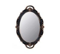 YCHMIR Vintage Small Wall Mirror 37 x 25.4 cm Oval Brown