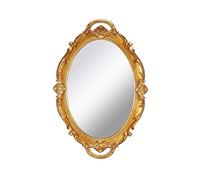 YCHMIR Vintage Small Wall Mirror 37 x 25.4 cm Oval Golden