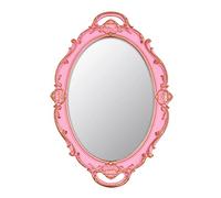 YCHMIR Vintage Small Wall Mirror 37 x 25.4 cm Oval Pink