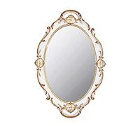 YCHMIR Vintage Small Wall Mirror 37 x 25.4 cm Oval White