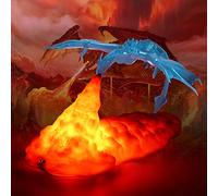 YChoice365 Creative Fire Breathing Dragon Lamps, 3D Printed Dragon Shape Night Light, USB Rechargeable Dungeons and Dragons Gifts for Boys Bedroom Accessories (A)