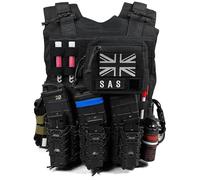 YChoolco COD Ghost Style Chest Equipment Full Set Tactical Airsoft Outdoor Hunting Gear Breathable Vest Pouch Set