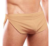 YCHSXAIZ Mens Low Rise Split Shorts Exotic Short Lounge Boxers Color Lightsalmon Size XXL
