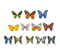 YCHTEWY-Decorative Butterfly Hair Clips, 12-Pack, Multicolor Garden Decor