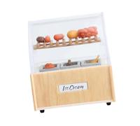 YCHUCH 1:12 Miniature Display Shelf For Cake Flower Arrangement Dollhouses Decoration Accessory Miniature Display Shelf For Dollhouses