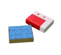 YCHUCH 12Pcs Square Billiard Cue Chalk Pool Stick Billiards Snookers Snookers Accessory Easy to Use Pool Cue Tip Square Powder