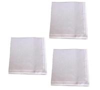 YCHUCH 3Pieces Men's Handkerchiefs From Soft and Absorbent Cotton 43x43cm Handkerchief for Gentlemen and Professional Gentlemen's Handkerchiefs