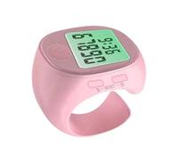 YCHUCH 5-Digit Electronic Digital Display Wearable Rings Counter Intelligent Finger Rings Prayer Time Reminder Unique Gift Praying Counting Tool
