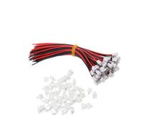 YCHUCH 50 SETS Mini Micro JST 2.0 PH 2-Pin Connector Plug With Wires Cables 120MM 26AWG Christmas Decorations Sale Clearance