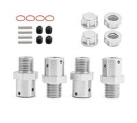 YCHUCH A Set of Extension Adapter Wheel Hubs Widen Adapter Coupling Part Set for Acceleration and Stability in Various Terrains Coupling Supplies for Toy Car