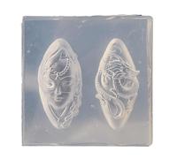YCHUCH Art Silicone Mold Beautiful 3D Nails Molds Dragon Year Stencils Sculpture Mould Decorations