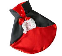 YCHUCH Eerie Fun Pet Wear Vampires Cloak Delicate Pet Tape with Halloween Theme Comfortable Vampires Sturdy Pet Costume