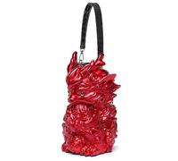YCHUCH Fashionable Dragon-Inspired PVC Crossbody Bag Adjustable Strap Lightweight Purse For Women Daily Essentials Practical PVC Women's Handbag