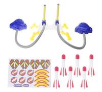 YCHUCH Flying Spacecraft Toy With Pumps Outdoor Launching Sport Boy Birthday Gift Self Launching