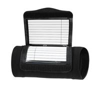 YCHUCH Football Wristbands for Tackle Touch Wrist Bnad Quarterback Play Wristbands with 2 Clear Window Playbook Wristband