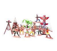 YCHUCH Indian Tribes Model Train Street People Desktop Decoration Plastic Made Simulated People For Doll Model American Art Fig