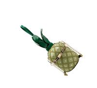 YCHUCH Modern Pineapple-Shaped Bucket Purse With Adjustable Shoulder Strap Lightweight Spacious Design Ideal For Work Essentials Pineapple Design Shoulder Bag