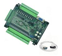YCHUCH PLCs Controller Module FX3U 24MT With Cable 14 Input 10 Transistors Pulses Output Ladders Diagrams Programming For Machinery Developer PLC Controller