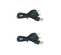 YCHUCH Short 0.5M MicroUSB 5Pin To 3.5mm And USB Sound Adapters Cable With Chargings Capability Plugs And Play Double Function Sound Cable