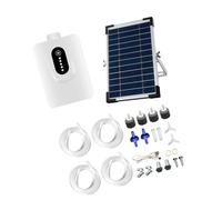 YCHUCH Solar Accused Airator for Reservoirs Including 4 Air Compressors and 6000mAh Battery Providing O2 24 Time a Day Four Thousand Small Wild Reservoirs Easy Arrange Solar Airator
