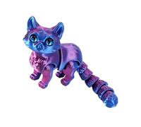 YCHUCH Stress Relief Kitten Fidgets Toy Versatile Flexible Design For Playful Interaction At Home Or On The Go Collectible Cats Figurine