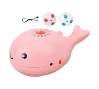 YCHUCH Stylish Whale Shape Floating Cats Toy Round Electric Moving Round For Convenient For Indoor Fun And Exercise Interactives Toy
