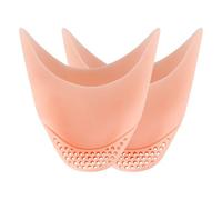 YCHUCH Toe Protector Silicone Gel Pointe Caps Covers Soft Pads Protectors for Ballet Shoes Women Girls Foot Care Tool Pointe Shoes High Heel Toe Caps