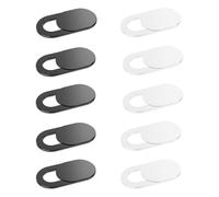 YCICHE Pack of 10 Webcam Cover, Slider Camera Cover, Ultra Thin Web Camera Cover, Mobile Phone, Protection Your Privacy, for Computer, Laptop, MacBook Pro, Smartphone, PC, iPad Air, Mobile Phone