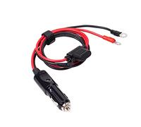 YCIND Heavy Duty 12AWG 30A Male to Male Cigarette Plug Cigarette Lighter Adapter Charger Cord With LED Lights 3ft (3FT)
