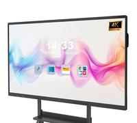 YCKJNB 65 inch 4K Touchscreen Smart Board, UHD Display Electronic Whiteboard, 8GB RAM, 128GB ROM, Built in Ultra High Definition Camera, Microphone, Support WIFI, Bluetooth, HDMI (Wall Mount Only)