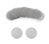 YCLFHOO Pipe Screens,50 Pcs Stainless Steel Pipe Gauze,15mm Smoking Pipe Screen Filters,Reusable Mesh Gauze Screens for Rig/Pipe/Bong Gauze Ash Catcher