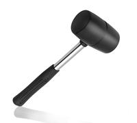 YCLFHOO Rubber Mallet,12oz Camping Hammer with Sturdy Handle,26 * 8cm Tent Peg Mallet for Tents/Canopies/Camping/Outdoors