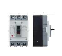 YCM7-125S/3300 Molded Case Circuit Breaker 3P 125A AC400V 15kA Solar Switch MCCB Motor Protection(80A)