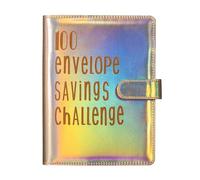 YCMGBH 100 Envelope Challenge Binder Save Savings Challenges Loose-Leaf Binder Budget Binder with Cash Envelopes Money Organizer System(Green)