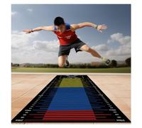 YCNLYSSR 1 Inch Thick Jump Rope Mat Shock Absorbing, Non skid Long Jump Mats for Floor Work Out, Large Rubber Exercise Mat Extra Long 250 350cm