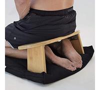 YCNLYSSR Bamboo Ergonomic Folding Meditation Bench - Meditation Chair Folding - Ideal for Vipassana and Transcendental Meditation - Including Handbag