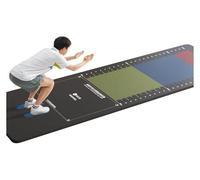 YCNLYSSR Carpeted Long Jump Mat, Standing Jumping Mat, Carpeted Long Jump Practice Test Pad, Jump Rope Training Workout Board for Home Gym Floor