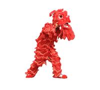YCNLYSSR Chinese Dragon Dance Chinese New Year Props for a Solo Lion Dance Performance，Adult Lion Dance Mascot Costume Southern Lion Dancing（Yellow, Red） Lion Dance Crafts