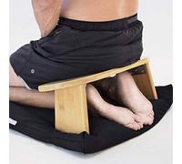 YCNLYSSR Folding Meditation Chair - Bamboo Seiza Bench & Kneeling Stool for Vipassana Zen & Transcendental Meditation - Portable Lightweight Comfortable Meditation Furniture